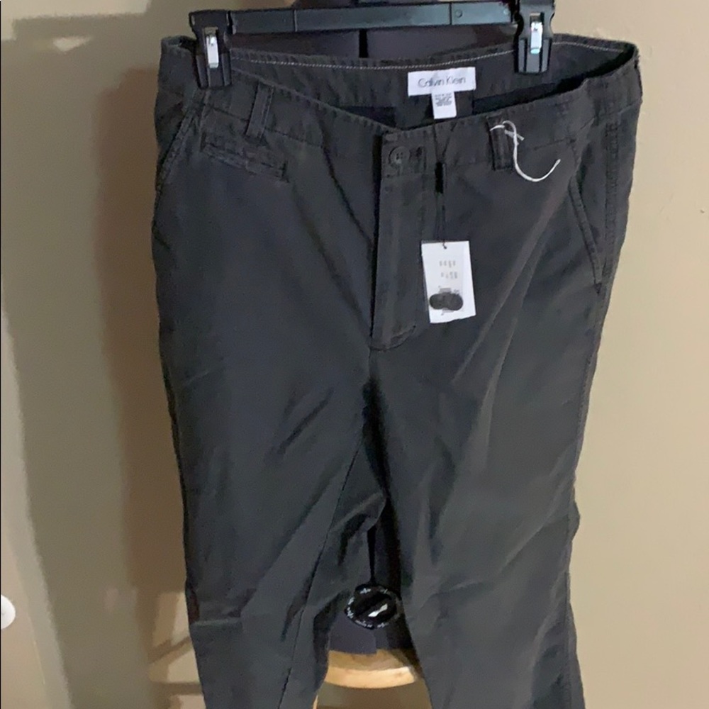 NWT Calvin Klein Gray Casual Pants